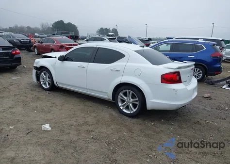 2014 Dodge Avenger Se из США, поврежденный, VIN 1C3CDZAG7EN160442